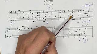 Bach Chorale in G minor BWV 66 Part 1Keys Cadences and Rules spacingcrossvoicing Breaking [upl. by Fernando]