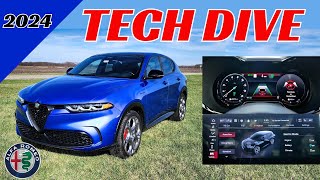 2024 Alfa Romeo Tonale Tech Deep Dive  Driver Assist and Display [upl. by Ayikur307]