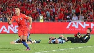 Chile 3  1 Uruguay  Eliminatorias Rusia 2018  Claudio Palma [upl. by Nerat]