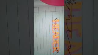 Header ideasPART1NDHb diy notebookideas [upl. by Mairb]