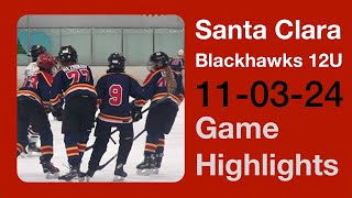 Game Highlights 12U Blackhawks 11324 [upl. by Ybanrab]