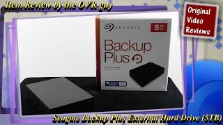 Seagate Backup Plus External Hard Drive 5TB review 💾 [upl. by Ranip]