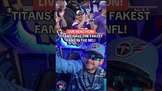 TENNESSEE TITANS HAVE THE FAKEST FANS IN THE NFL  TITAN ANDERSON REACTION shorts Nfl Titans [upl. by Ireland]