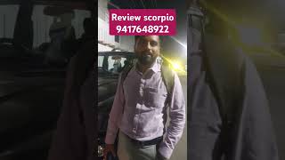 Mahindra scorpio self drive customer review hoshiarpur 9417648922 selfdrive scorpio [upl. by Nlocnil498]