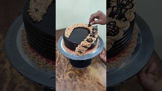 Chocolate Cake design chocolatecake chocolatecakedecoration shortvideo youtubeshorts cake [upl. by Lee]