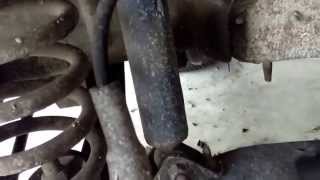 Coil Spring Replacement 1990 F150 2WD [upl. by Erreip174]