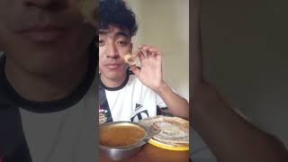 Eating Delicious Dosa dossa sambar southindianfood shortfeed [upl. by Einttirb432]