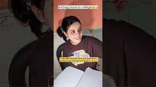 Writing exam in school vs college 🙃 😅 ytshorts funny comedy shortsfeed [upl. by Afra]