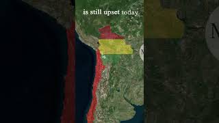 Why is Chile so long and narrow shorts geopolitics maps countriesoftheworld [upl. by Arreis]