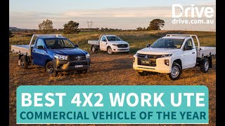 2019 Best 4x2 Work Ute  Toyota HiLux v Mitsubishi Triton v Ford Ranger [upl. by Heron601]