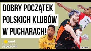 Dobry początek polskich klubów w pucharach Jastrzębski Resovia i Bogdanka ze zwycięstwami [upl. by Adnolrehs635]