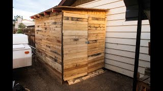 Shed MK III  Pallet Shed for 40 [upl. by Aihsia]