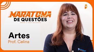 Maratona de questões de Artes para ENEM e Vestibulares  Prof Celina Gil [upl. by Amron]