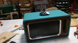 How to build a Mid Century Modern vintage retro TV [upl. by Nivlad]