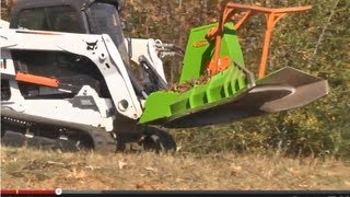 Georgia Brush Mowing Duel Drum and Eco Mulcher [upl. by Lledal]