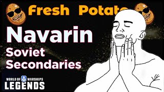 Testing Navarin Secondaries  A True Russian Brawler  World of Warships Legends [upl. by Annaej]