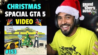 TODAY CHRISTMAS SPACIAL GTA 5 VIDEO  TECHNO GAMERZ GTA 5 NEW VIDEO 153  UJJWAL GTA 5 NEW EPISODE [upl. by Nidorf]