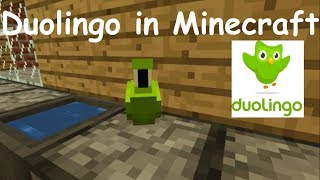 When Duolingo enters Minecraft [upl. by Melessa]