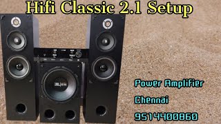 powerfull 21 Package  Hifi Stereo System  Tower model amp JBL Subwoofer 21 Amplifier in chennai [upl. by Cockburn]