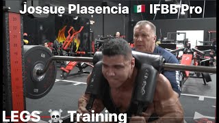 Jossue Plasencia IFBB Pro from Mexico  training LEGS [upl. by Eniffit]