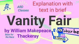 Vanity Fair by William Makepeace Thackeray [upl. by Lanevuj]