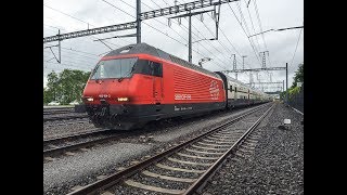 Führerstandsmitfahrt SBB InterCity Bern  Spiez [upl. by Ahsal]