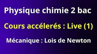 Live physique chimie 2 bac  mécanique 1 [upl. by Witkin]