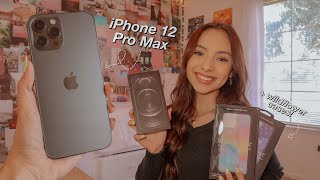 iPhone 12 Pro Max Unboxing  Setup [upl. by Eekcaj]