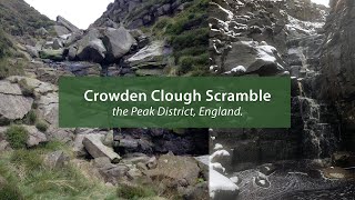 Crowden Clough Scramble Grade 1 Peak District England  UK Scrambles [upl. by Yliram]