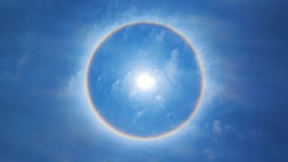 Halo Sun in Hyderabad Sky Today  Rainbow Ring June 2021 [upl. by Vacuva]