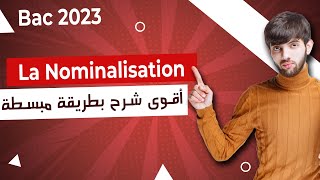 La nominalisation فيديو8  تطبيق على مواضيع البكالوريا bac2023 2023 تقنية le compte rendu [upl. by Isleen]