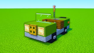 Minecraft Tutorial How To Make An Army Jeep [upl. by Ezitram]