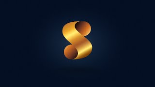 Gold Letter Design in Affinity Designer [upl. by Harrell]