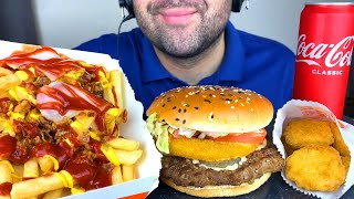 ASMR BURGER KING FAST FOOD MUKBANG EATING SOUNDS EATING SHOW [upl. by Gnuoy295]