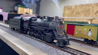 My New MTH RailKing 280 Steam Engine  O Scale Running Session With Protosound 3 [upl. by Iak127]