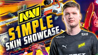 NAVI S1MPLE ПОКАЗЫВАЕТ СВОИ СКИНЫ И ДАРИТ НОЖ ПОБЕДИТЕЛЮ MONEYMOVES [upl. by Balcke]