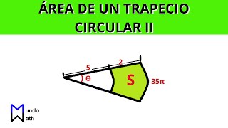 Área de Trapecio Circular  Parte 02 [upl. by Bullough]