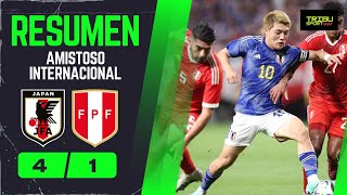 JAPON 41 PERÚ  RESUMEN Y GOLES  AMISTOSO INTERNACIONAL 2023⚽🌏 [upl. by Elleira]