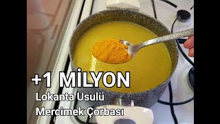 Lokanta Usulü Mercimek Çorbasıİşin Sırrı Küçük Bir AyrıntıdaAltın Sarısı Renginde Mercimek Çorbası [upl. by Sheri]