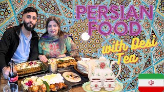 Persian Food  Dinner out with Son  Classic Persian Bradford  Desi Tea  Reflexion Family Vlogs [upl. by Jarvey]