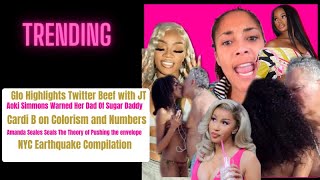 Trending Aoki Simmons Warns Dad Cardi B Negotiates Colorism and Brand Deals Glorilla vs JT [upl. by Sueaddaht]