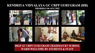 Kendriya Vidhyalaya Kadarpur Gurugram Gave Warm amp Emotional Welcome to the Chairman [upl. by Reiser140]