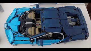 Lego Technic Bugatti Chiron 42083 part 01 in 4K [upl. by Aryn]