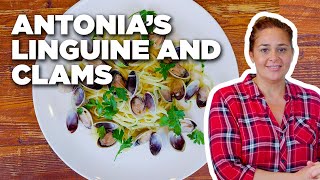 Antonia Lofasos Linguine with Clams  Feast of the Seven Fishes  Food Network [upl. by Starlene]