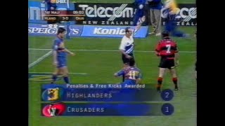 Hurricanes vs Crusaders 1999 Cats Vs Crusaders Super 12 VHS [upl. by Triley542]