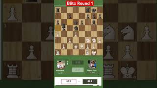 Blitz Round 1 Magnus vs Nodirbek chess blitzchess [upl. by Carrnan615]