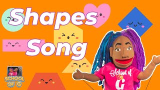 Shapes Song  Nursery Rhymes and Songs for Littles 🎶 School of G [upl. by Uda]