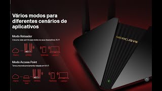 ROTEADOR MERCUSYS AC1200 MR30G É BOM [upl. by Nisen]