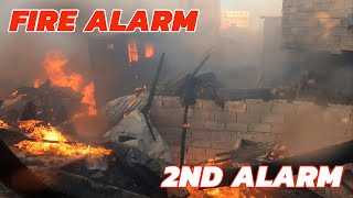 Fire alarm at Luzon Ave  Commonwealth Ave Barangay Culiat Quezon City  2nd alarm  022724 [upl. by Cho]