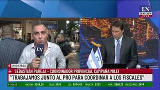 Sebastián Pareja quotTrabajamos junto al PRO para coordinar a los fiscalesquot [upl. by Massab774]